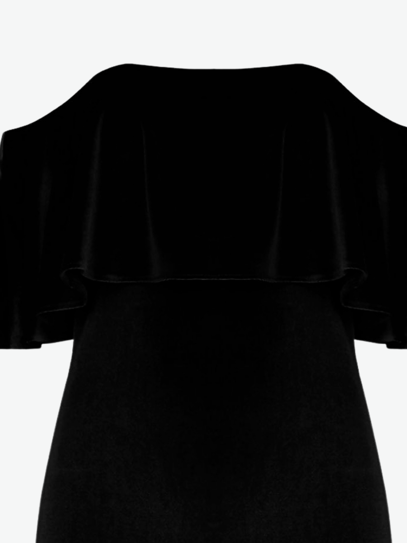 Black Velvet Off The Shoulder Bodycon Midi Dress – 4EVER STUNNING