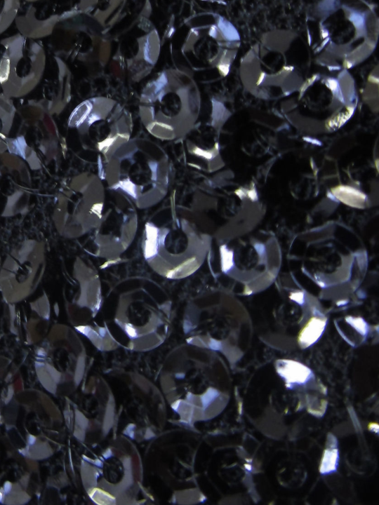 Close up pf sequined shorts.